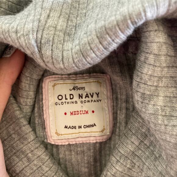 Old Navy Girls Grey Turtleneck Pullover Dress, Size M - Picture 4 of 6